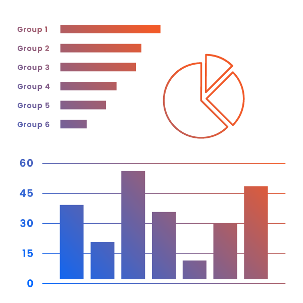 data charts icons